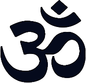 zwarte illustratie van een ohm symbool